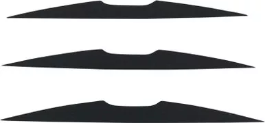 Moose Racing XCR Goggle Roll-Off System Mud Flap Kit - 3 Pack