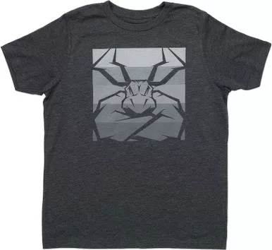 Moose Racing Youth Variance Charcoal T-Shirt