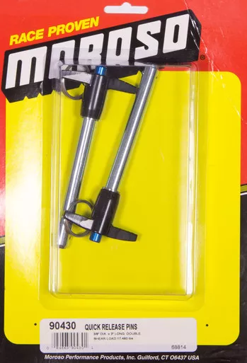 Moroso Quick Release Pins (2) 3/8 x 3in 90430