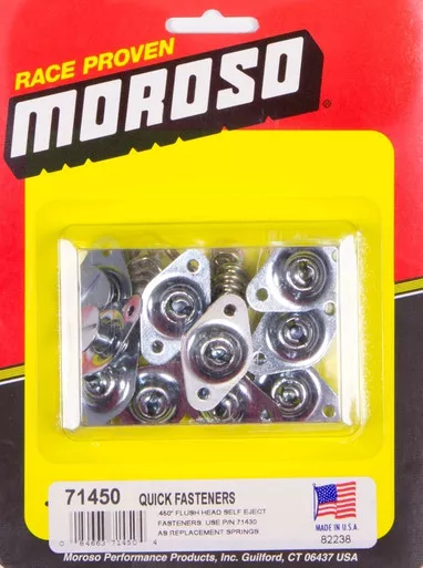 Moroso Self Ejecting Fastener .450in Short Body 71450