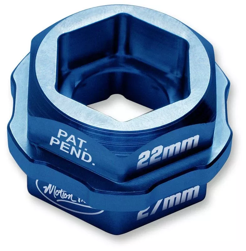 Motion Pro T-6 Combo Tire Lever Hex Adapter 32mm To 27mm/22mm Tool