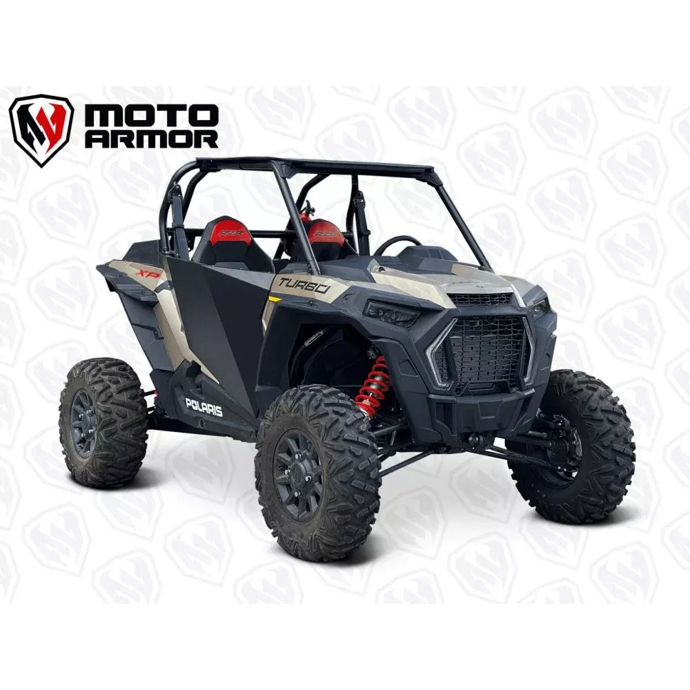 Moto Armor Door Kit Raw Aluminum MA-RZ2-RAW