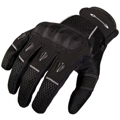 Motonation Rapita Short Textile Mesh Gloves Black