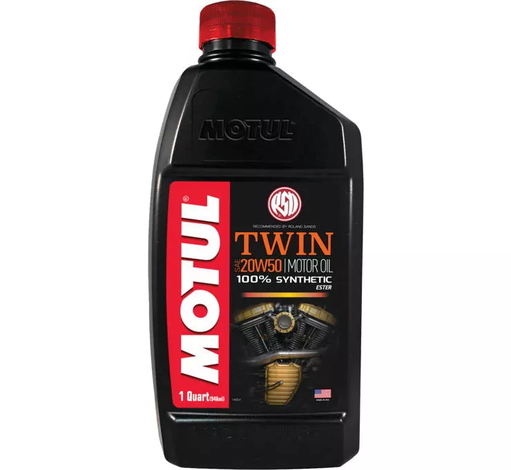 Motul V-Twin Synthetic 4T Engine Oil - 20W-50 - 1 Qt