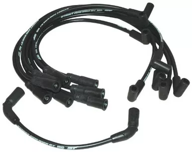 MSD 5577 Street Fire Spark Plug Wire Set, Black, 8 Set