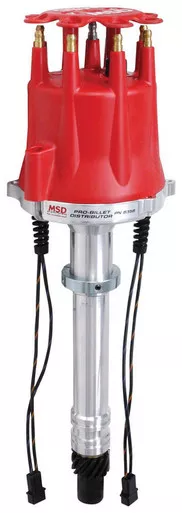 MSD Pro-Billet Dual Pickup Distributor for Chevy V8 Engines 8356