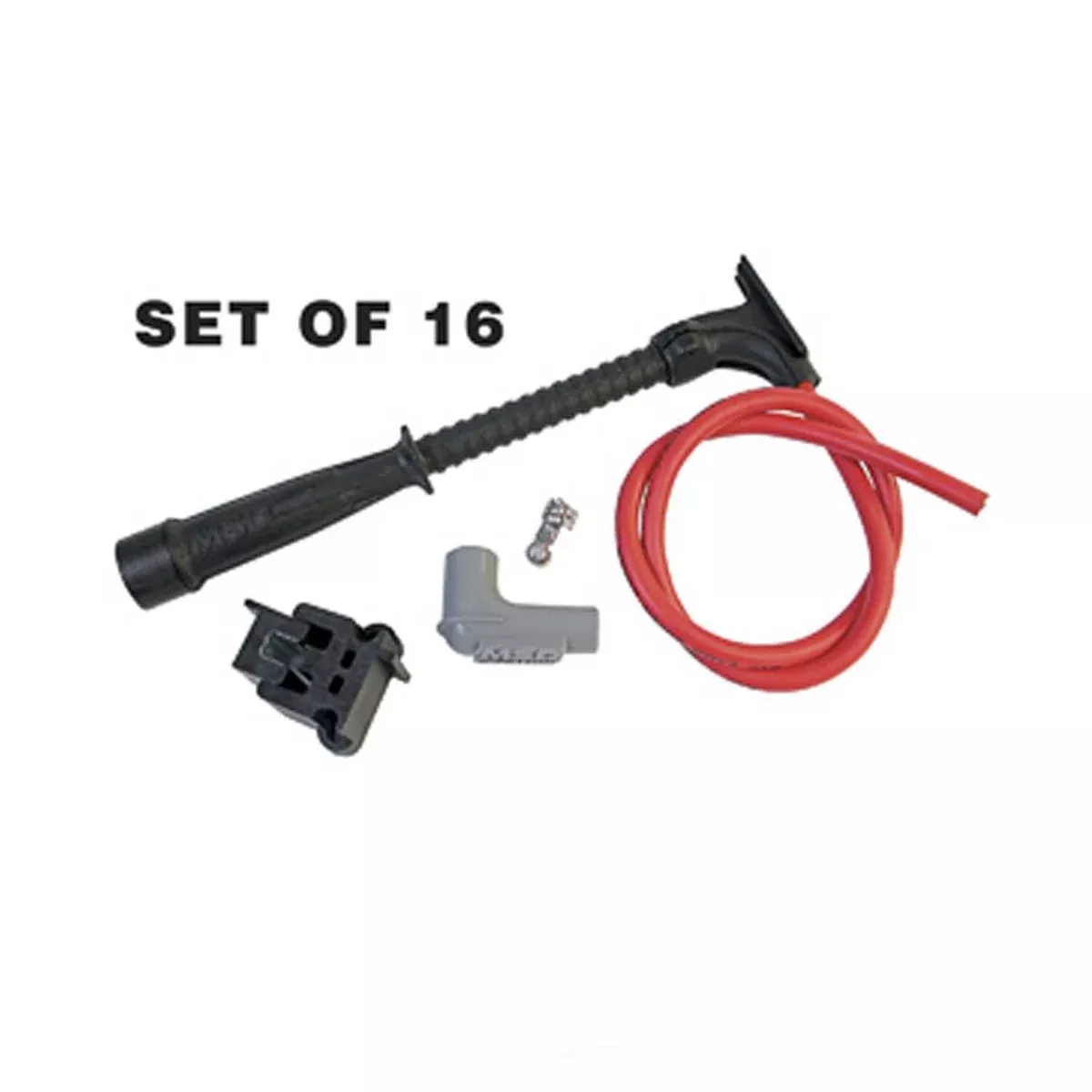 MSD use on Dual Plug Engines, Red and Black Wire Set and Tubes. 31559 fits Hemi