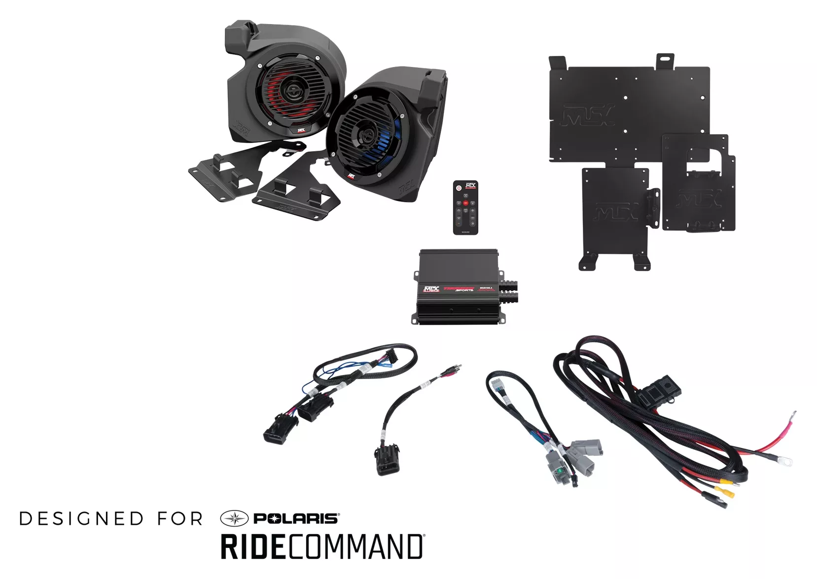 MTX Audio Thunder 2 Audio System Polaris RZR w/Ride Command 2014-2022
