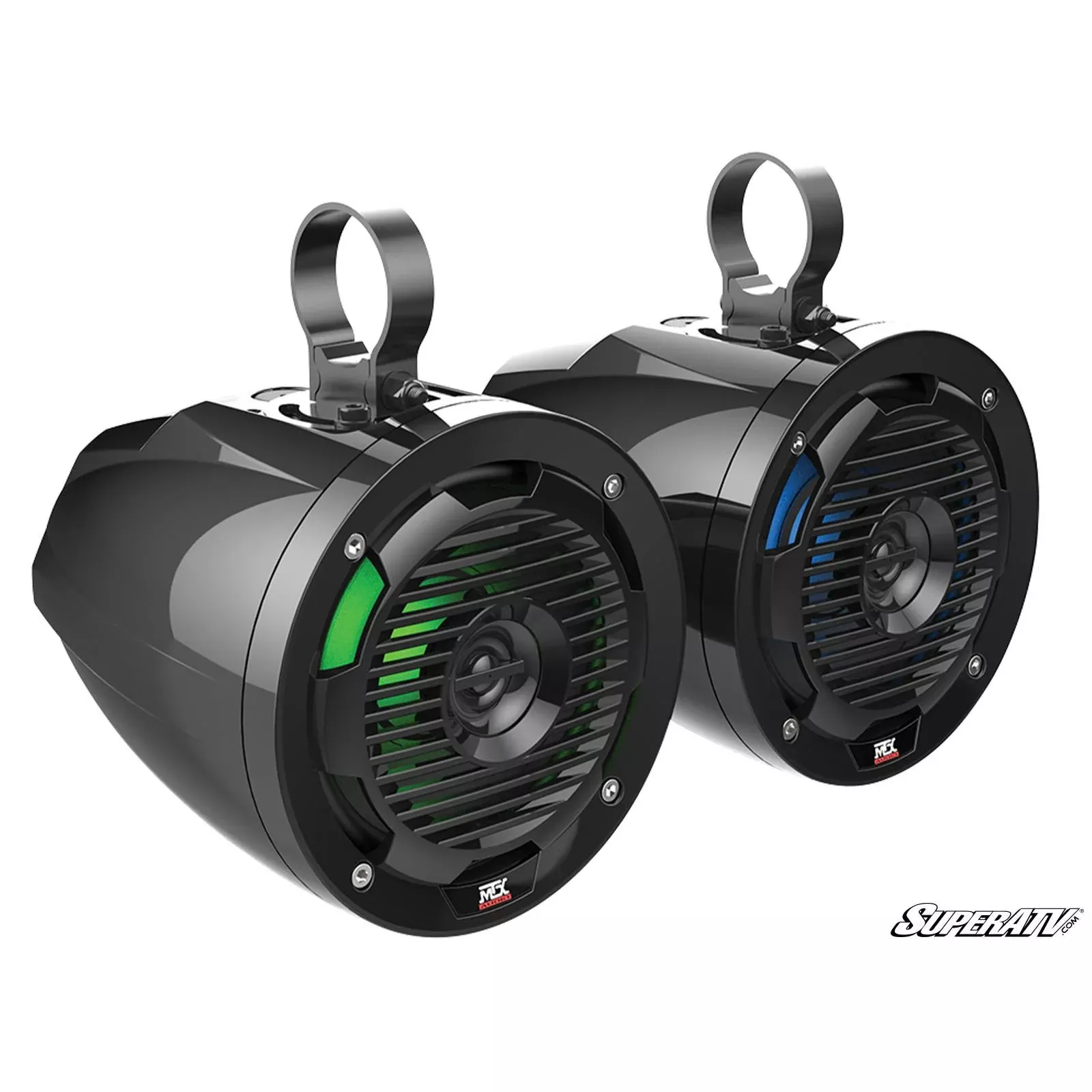 MTX MUD65PL UTV Speakers with LED Lights MUD65PL