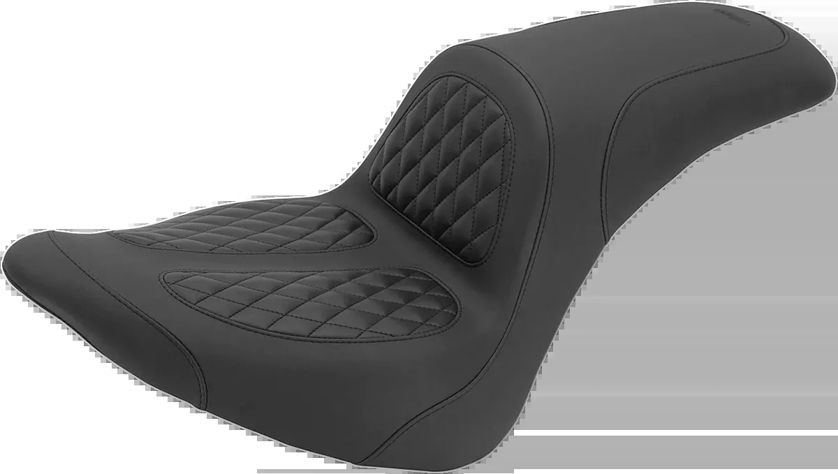 Mustang Dave Perewitz Fastback 2-Up Seat 2006-2017 Harley Softail FLSTB FLSTFI
