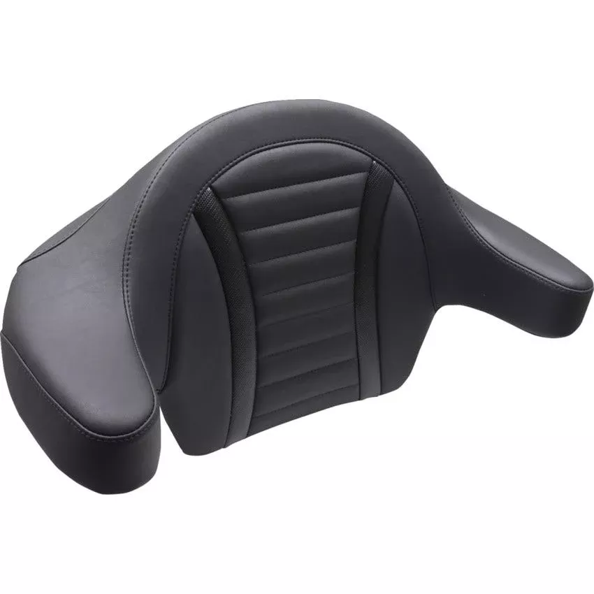 Mustang Deluxe Black Ext Passenger Tour-Pak Pad Harley 23-25 Touring