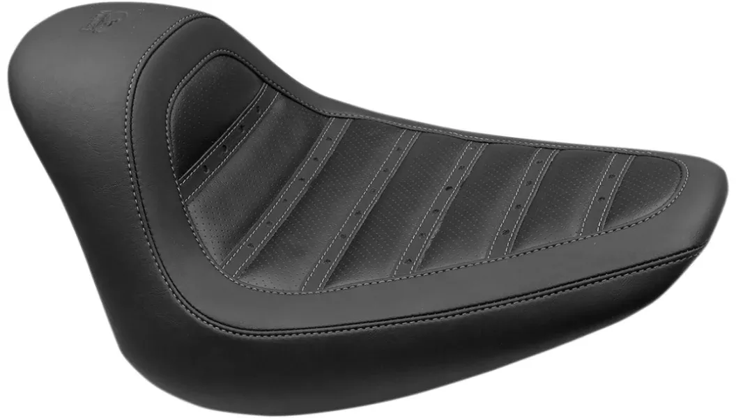 Mustang Fred Kodlin Daytona Series Solo Black Harley Seat for 13-17 FXSB