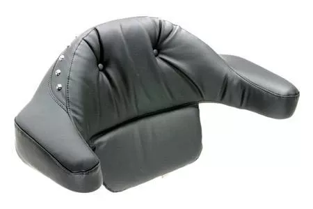 Mustang Seats Regal Extended Arm Wrap-Around Backrest for Harley Davidson Touring Models 1986-2013 -No Studs (with King Tour Pak Only)