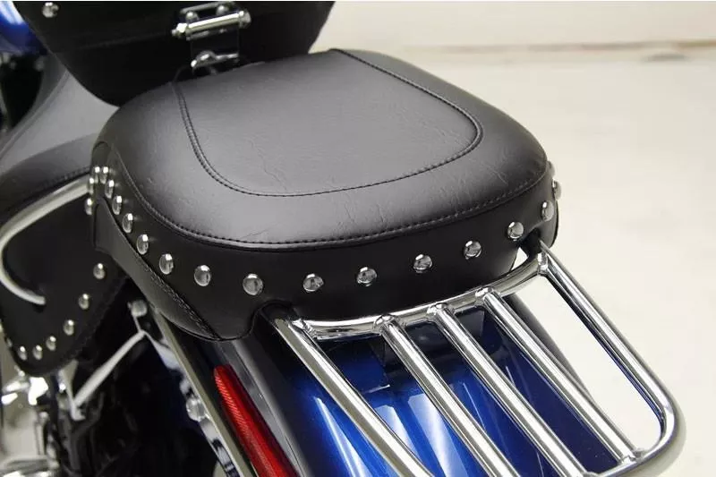 Mustang Seats Wide Studded Passenger Seat for Harley-Davidson Softail Deluxe '05-'16