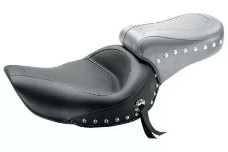 Mustang Solo Seatfor Dyna Glide/Wide Glide'96-03 -Studded