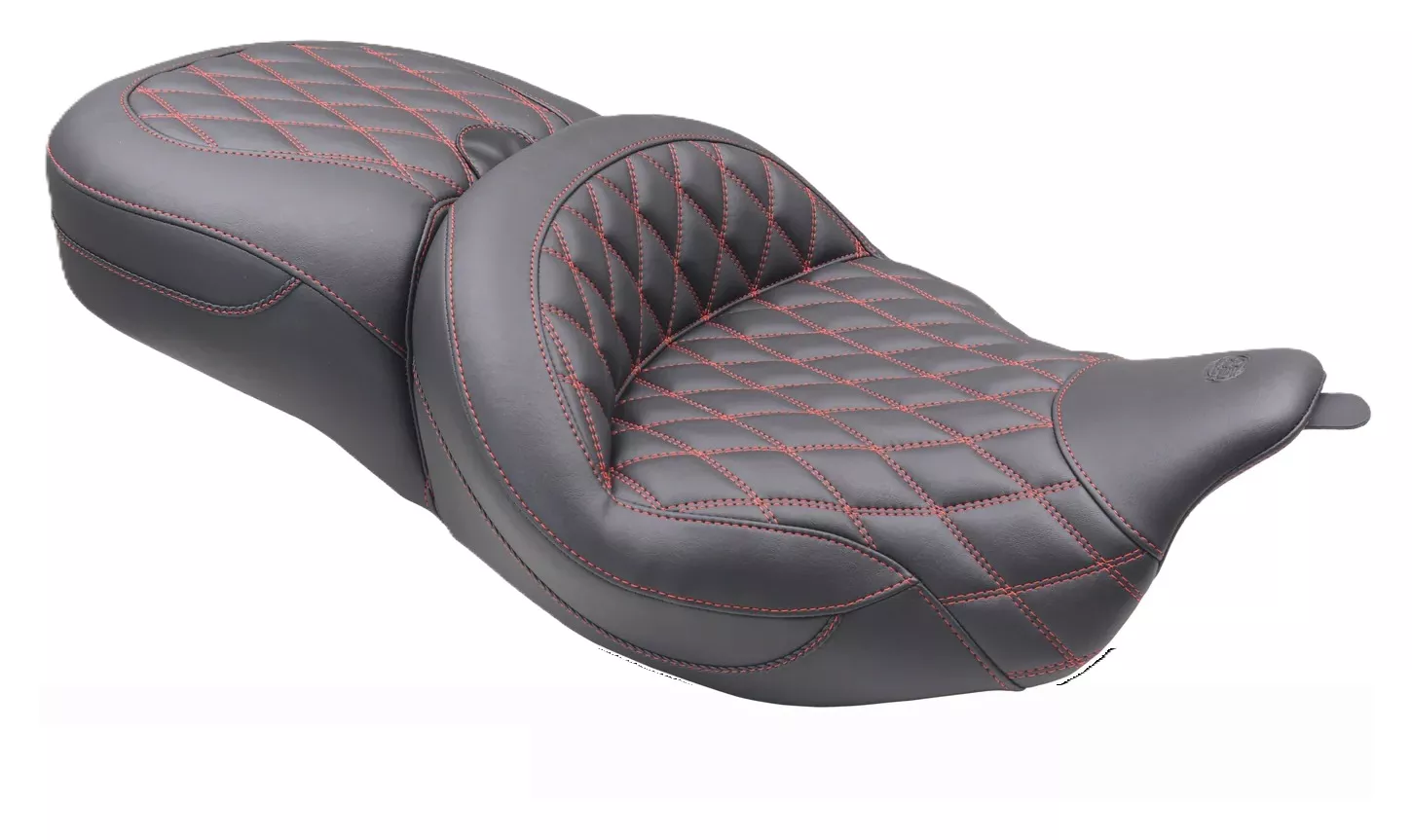 Mustang Super Touring Double Diamond Seat For Harley Touring 2008-2025