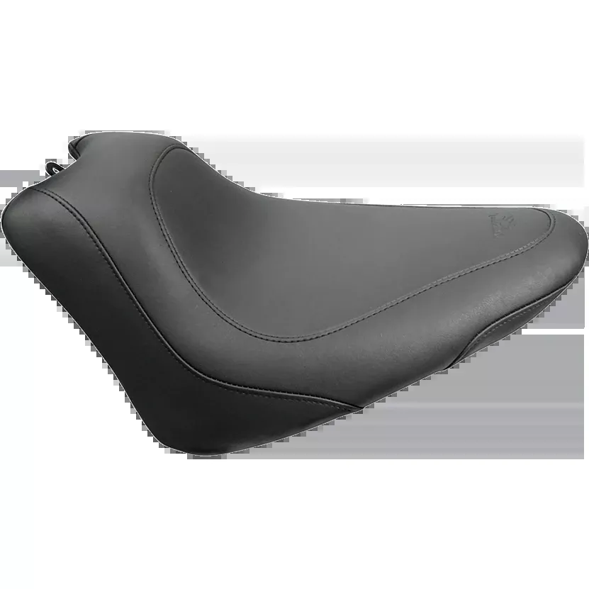 Mustang Tripper Smooth Low Solo Seat 2011-2017 Harley Softail Slim Blackline