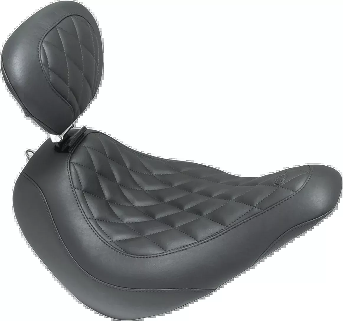 Mustang Tripper Solo Seat & Backrest fits 2018-2025 Harley Softail FXLR FLSB