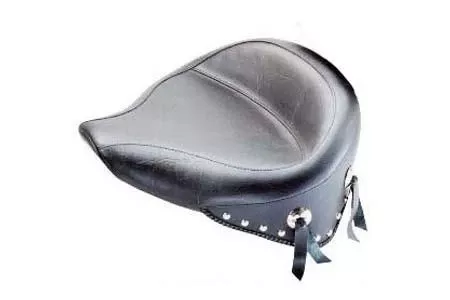 Mustang Wide Solo Seat for Springer Classic '06-07& Heritage Classic '07-15(with Standard Rear Tire) -Studded
