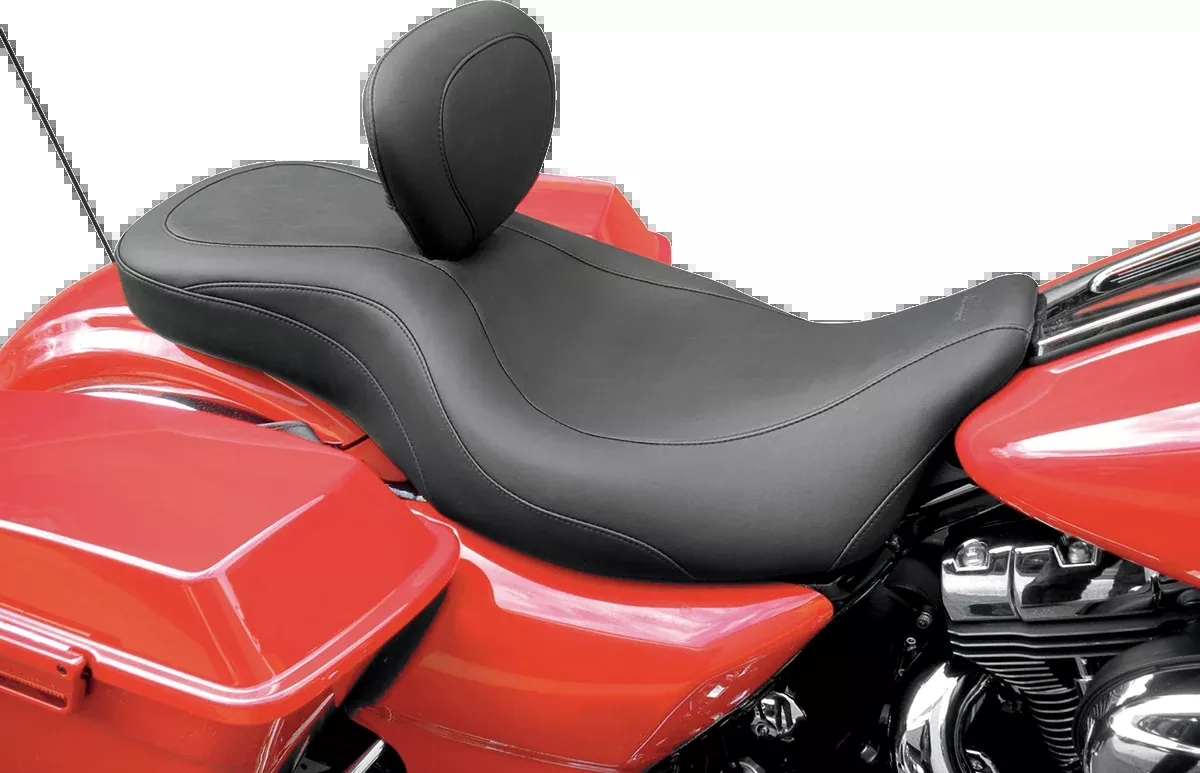Mustang Wide Tripper Seat & Backrest for 2008-2025 Harley Davidson Touring 79603