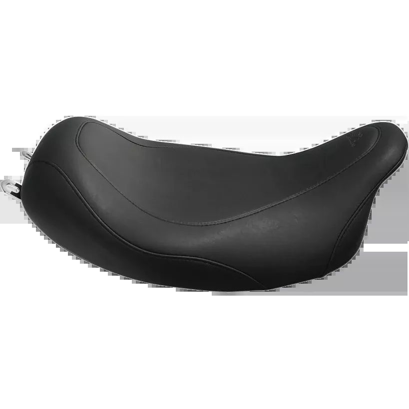 Mustang Wide Tripper Smooth Low Solo Seat fits 2008-2025 Harley Touring 76692