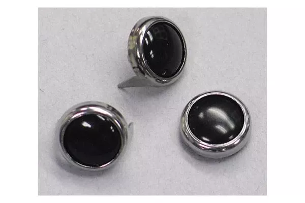 MustangSeat Bag of 10 Pearl Centered Chrome Studs