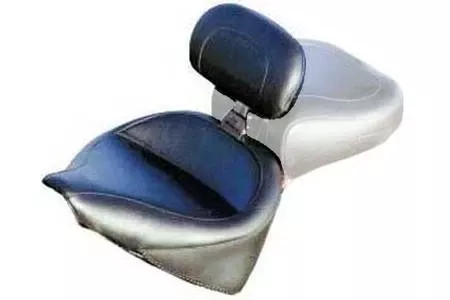 MustangSolo Seat with Driver Backrestfor Softail '84-99-Wide Vintage