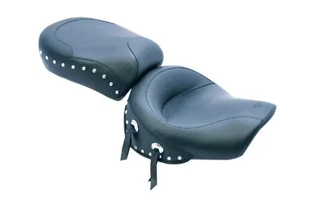 MustangTwo-Piece Wide Seat for Nomads 1500 '99-04 & Vulcan 1500 Classic FI '96-08 -Studded