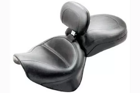MustangTwo-Piece Wide Seat with Driver Backrestfor Road Star 1600/1700 '99-Up-Vintage