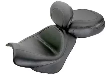MustangTwo-Piece Wide Seat with Driver Backrestfor VTX1800R/S/T '02-Up -Vintage
