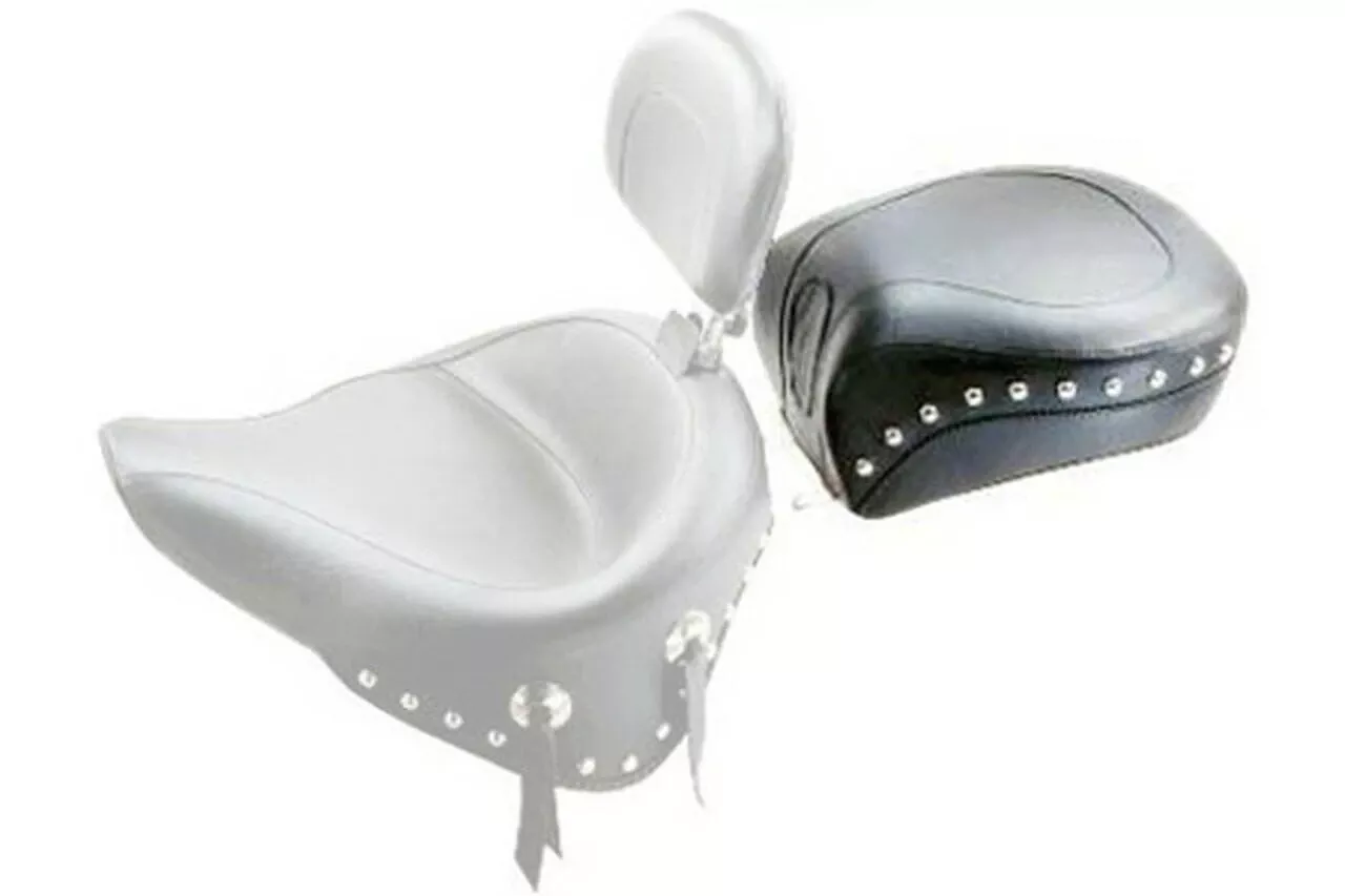 MustangWide Recessed Rear Seat (Fits Driver Backrest Solos) for all Softails '00-06 WITH a 150mm Rear Tire -Plain/Vintage