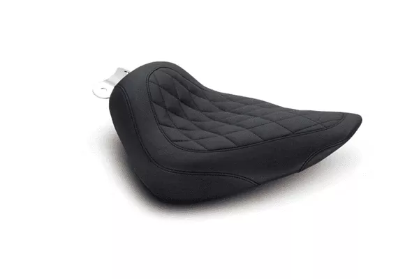 MustangWide Tripper Solo Seat with Diamond Stitch for Softails '00-06(w Standard Rear Tire) w/ 150mm Rear Tire