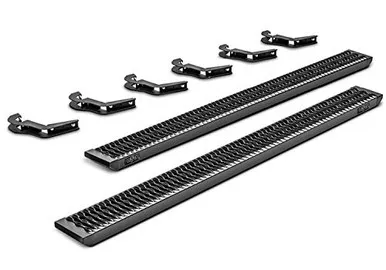 N-FAB Growler Fleet Cab Length Step, Textured Black