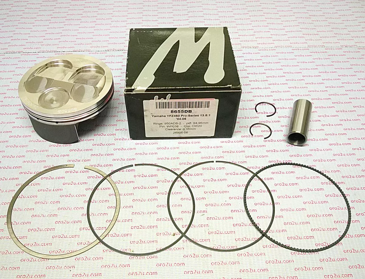 N.L.A OFFER STD COMP 56-W4835+00A.WO, PISTON KIT 06-11 YFZ450 95 HC, FORGED WOSSNER 8657DA