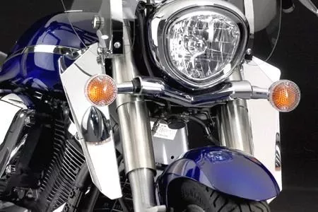National Cycle Chrome Lowers for Vulcan 2000 '04-09 (NOT for Classic/LT Models) w/ Switchblade Windshield