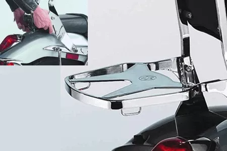 National Cycle-PaladinQuickSet3 Luggage Rack for Volusia 800 '01-04, C50, M50 & C90 '05-09 QuickSet3 Mounting System Sold Separately