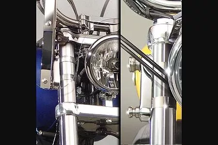 National Cycle QuickSet4 Mount Hardware for SwitchBlade Windshields or Stinger Fairings on XL Sportsters w/ 39mm Fork Tubes Click for fitment