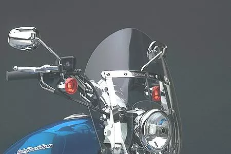National Cycle SwitchBlade Windshield for FX Models Narrow Glide w/ 49mm Fork Tubes - Shorty, Clear Style