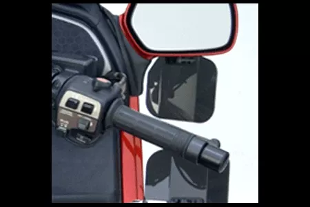National Cycle Wing Deflectors for GL1800 '01-10 & Gl1800AB '06-10 & GL1800/AB '12 -Dark Tint, Mirror Mount (2-piece Set)