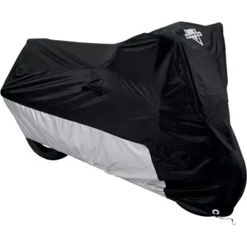 Nelson Rigg Deluxe All-Season Motorcycle Cover – Black / Silver