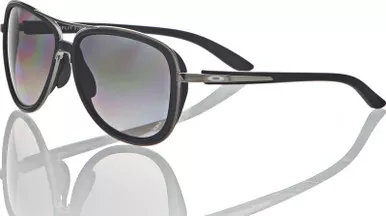 Oakley Split Time Velvet Black Prizm Grey Gradient Sunglasses