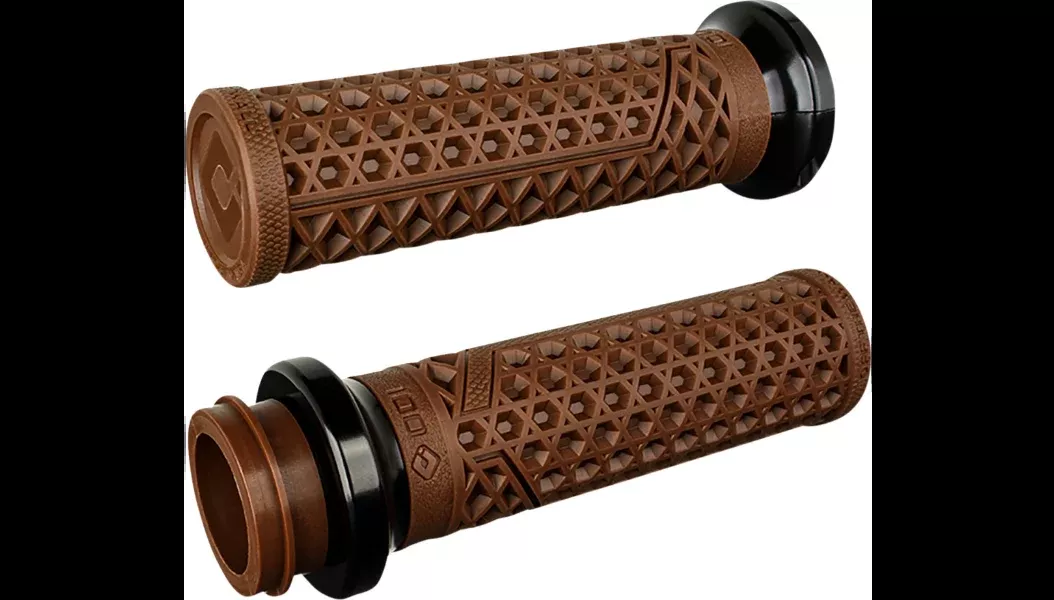 ODI Vans V-Twin Lock-On Grips – Cable Throttle – Brown / Black