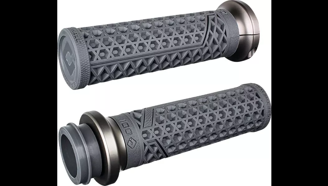 ODI Vans V-Twin Lock-On Grips – Cable Throttle – Graphite / Gunmetal