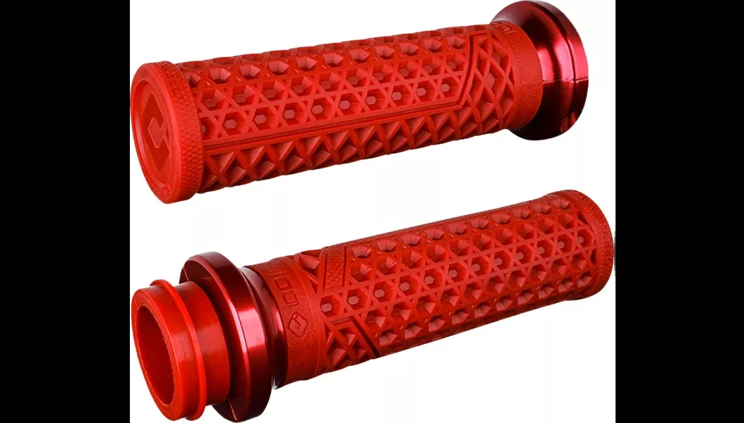 ODI Vans V-Twin Lock-On Grips – Cable Throttle – Red / Red