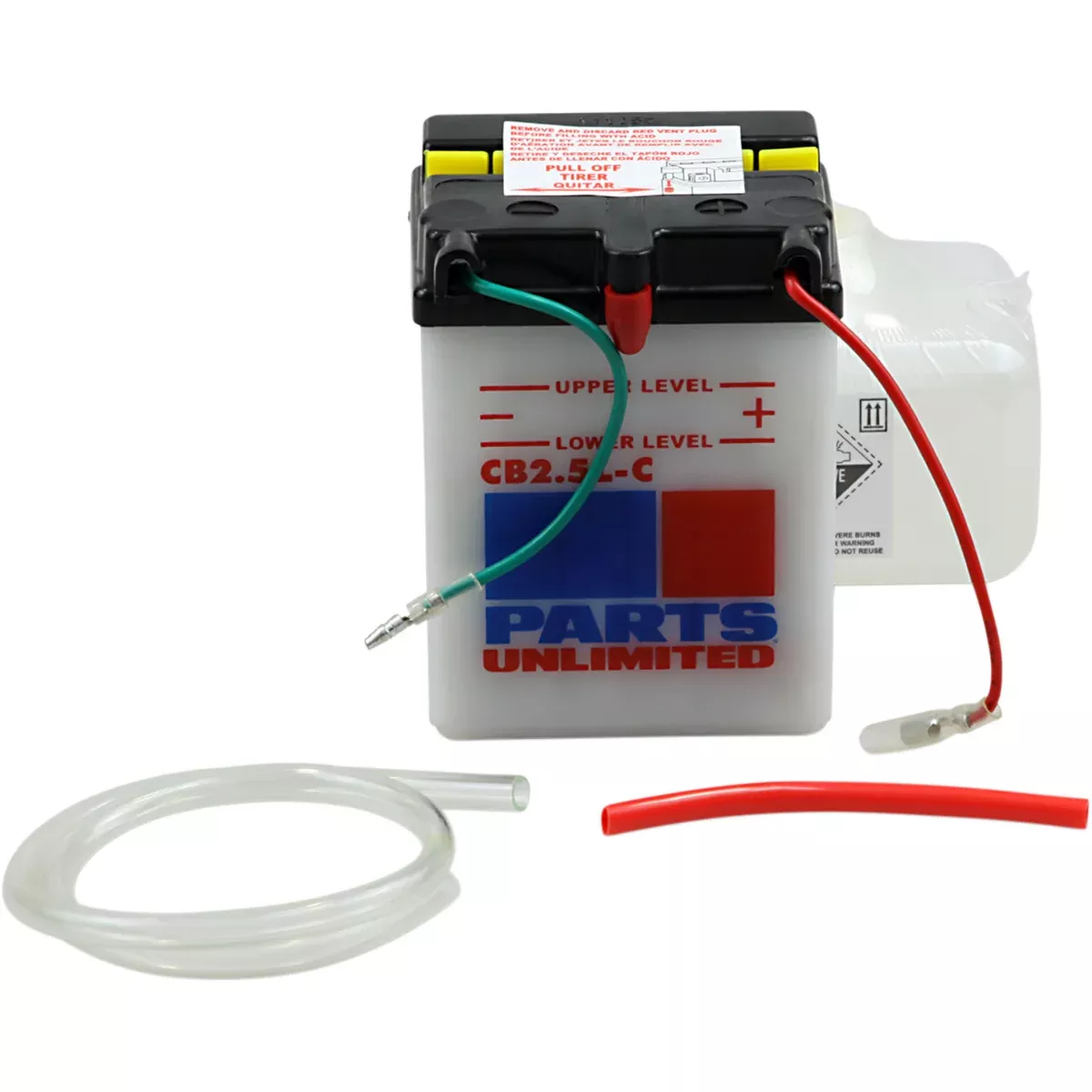 PARTS UNLIMITED 2113-0152 Heavy-Duty 12v Battery Kit Battery – YB2.5L-C