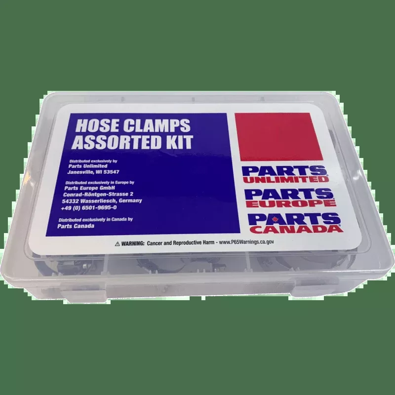 Parts Unlimited Hose Clamp Asst Kit 60 Pieces
