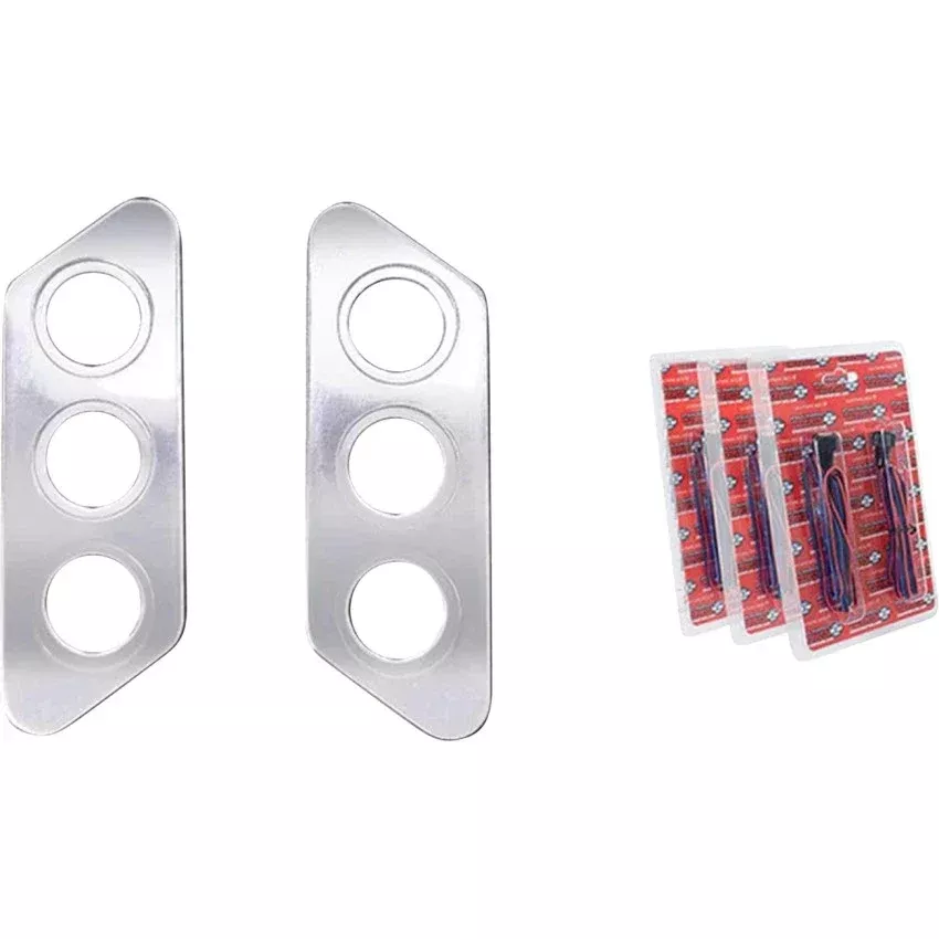Paul Yaffe Bagger Nation PYO:TSLP-C Thunder-Pod Taillight Kit - Slanted - Chrome