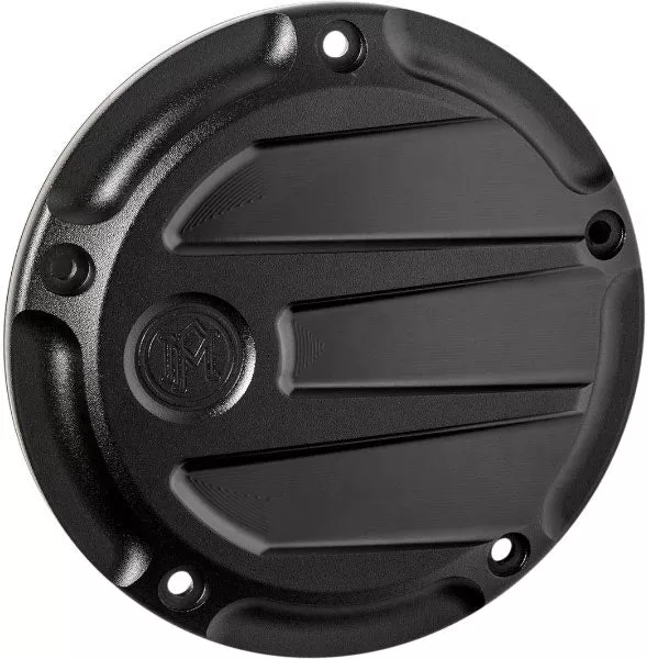 Performance Machine Black Ops Scallop Derby Cover Harley Softail 18-20