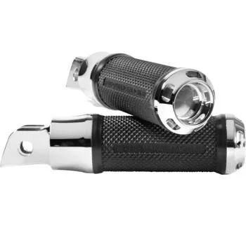 Performance Machine Chrome Driver Apex Footpegs Harley M8 Softails 18-20