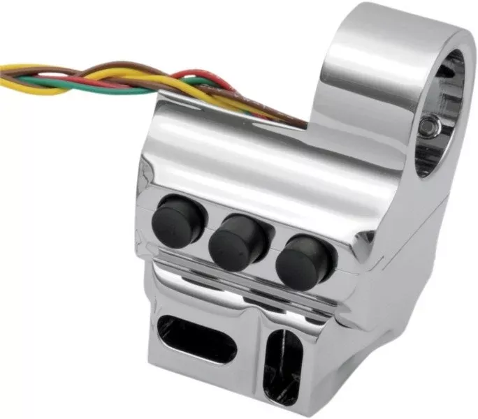Performance Machine Chrome Right Five Button Brake Switch Housing Harley 96-13